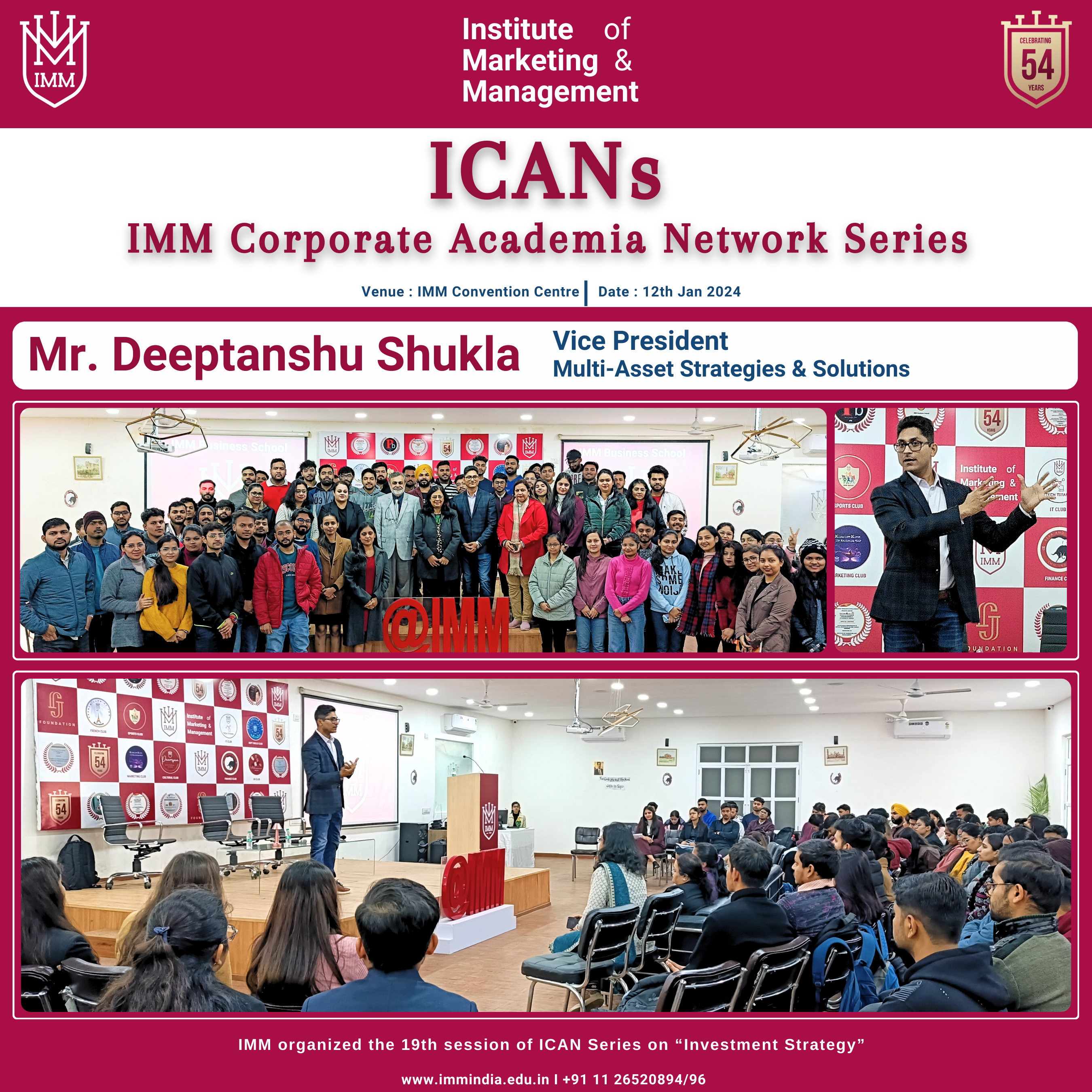 ICAN's  Series - Session 19
